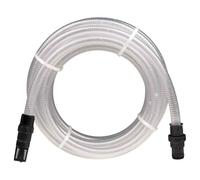 Solivagant Tuyau d'aspiration avec raccords en PVC Transparent 1" 10 m PVC,(2.3 KG)