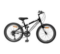 Solivagant Vélo de Montagne 20 Pouces 6-Speed pour 5-8 Ans Noir,(14 KG)