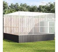 Solivagant Volière argenté 311x307x212 cm Acier,(72.15 KG)