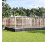 Solivagant Volière avec Extension argenté 832x414x212 cm Acier,(163.7 KG)