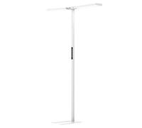 SOLLA Double tête réglable LED lampe de toit Bureau lumière de jour, lampe de toit de bureau Uplight und Downlight, 80W+40W-UGR≤16,Convient pour bureaux, salles d'enfants, salles de conférence-Blanc
