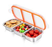 Solldgt Boîtes à goûter à 3 compartiments