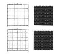Sollee 2pack Lames de Remplacement pour Coupe-Frites Lames de Remplacement pour Coupe-légumes Lames en Acier Inoxydable pour Coupe-Frites Coupe-légumes Commercial Lames en Acier Inoxydable