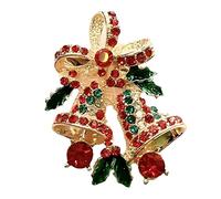 Sollee Épingle du Père Noël de Noël - Épingle de Corsage de Revers du Père Noël - Épinglettes de noël Bijoux d'insigne de père noël, Broche de père noël pour Filles Femmes