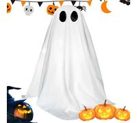 Sollee Fantôme Lumineux | Fantôme Effrayant Qui S'avec Éclairage LED pour Intérieur,Décor d'halloween Effrayant pour Porches Appuis de Fenêtre Pelouse Cheminée Étagères Jardins de