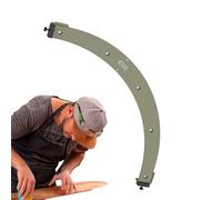 Sollee Guide de routage du coin, modèle d'arc d'angle rond du travail bois | Modèles de routeur d'angle précis | Outil de coupe léger de routage pour les projets d'aplatissement de décoration