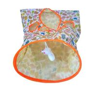 Sollee Jouet Tunnel pour Chat, Sac Tunnel Pliable interactif avec Son, Jouet Tubulaire Mignon avec balles en Peluche et Souris, de Jeu Doux pour se détendre, Explorer et se Cacher