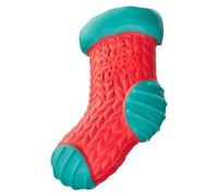 Sollee Jouets robustes pour chien | Fournitures d'enrichissement en forme de chaussette de Noël | Mâcheurs indestructibles pour chien pour l'entraînement comportemental et soulager l'ennui