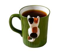 Sollee Mug Chat Drôle | Tasse Esthétique avec Poignée Confortable,Mug Café Ésthétique Tasse à Lait - pour Thé Lait Eau Boisson Maison Chambre Salon Bureau Appartement Dortoir Femmes