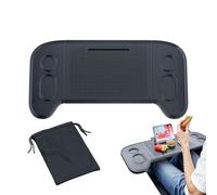 Sollee Plateau pour Voiture, Table Pliante pour Ordinateur Portable, Porte-Aliments et Boissons pour Voiture, pour Voyage Road Trip Camion Van Travail Camping Déjeuner Manger Collation