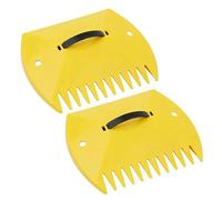 Sollee Ramasse-Feuilles,Outil à Griffes pour la Collecte des Déchets | Griffes Manuelles pour Ramasser Les Feuilles - pour Parc Pelouse Jardin Gazon Extérieur Déchets Excréments