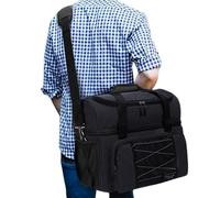 Sollee Sac pour Boules de Bowling, Sac de Bowling pour 2 Boules,Sac de Bowling fourre-Tout avec Sangle rembourrée et Support de Balle - Sac fourre-Tout Double pour Boules de Bowling avec séparateur