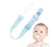 Sollee Sucette avec clip, clip porte-sucette pour bébé - Laisse Holder Anti-chute,Laisse de support universelle pour jouets de dentition, chaîne de sucette pour garçons et filles