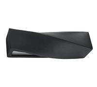 Sollux Applique SIGMA Wave Lampe Céramique Éclairage Mural Ampoule LED Géométrique Minimaliste Installation Facile Couleur Noire 42x12x14cm