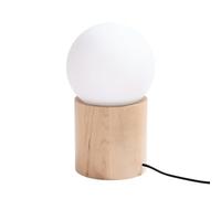 Sollux Boomo Lampe de table globe moderne en bois 1x G9