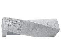 SOLLUX Lampe en Béton Design Unique Ampoule LED Moderne Loft Industriel Applique Murale SIGMA Rectangle Charnière