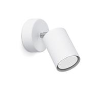 Sollux Lemmi Applique Murale - Appliques Chambre - Appliques LED Salon - Appliques Couloir - Appliques Modernes - Blanc - 50-60Hz~220-230V GU10 1x40W