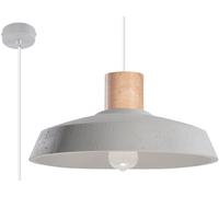 Sollux Lighting Suspension Afra Béton Gris E27 1x60 W Ø40 cm