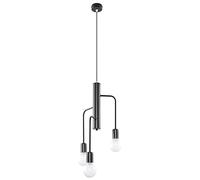 SOLLUX lighting Ampoule : E27, 3 x 60 W, 3 x 15 W, 50-60 Hz, 220-230 V, IP20, classe de protection I Ampoule non incluse Dimensions : 25/25/100 cm