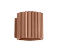 SOLLUX lighting Applique d'intérieur - Applique en aluminium - 1 lumière - Ampoule LED - Mocha Aura