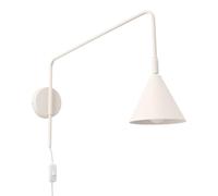 SOLLUX lighting Applique murale d'intérieur - Applique acier - 1 flamme - Ampoule LED - Beige Nox