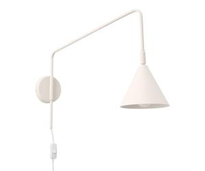 SOLLUX lighting Applique murale d'intérieur - Applique acier - 1 flamme - Ampoule LED - Beige Nox