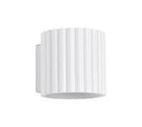 SOLLUX lighting Applique murale d'intérieur - Applique aluminium - 1 flamme - Ampoule LED - Aura blanche