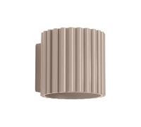 SOLLUX lighting Applique murale d'intérieur - Applique aluminium - 1 flamme - Ampoule LED - Taupe Aura