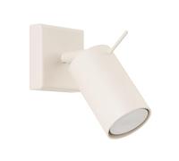 SOLLUX lighting Applique murale d'intérieur en acier 1 flamme LED ampoule 3000K beige Briix