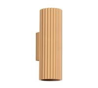 SOLLUX lighting Applique Murale - Lampe Murale Intérieure - en Aluminium - 1 Abat-jour - 6,5 x 8,5 x 20 cm - Karbon Or