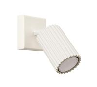 SOLLUX lighting Applique Murale - Lampe Murale Intérieure - en Aluminium - 1 Abat-jour - 8 x 16 x 16 cm - Karbon Beige