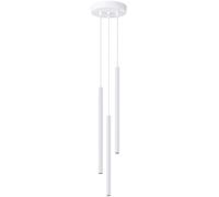 Lustre Acier Blanc G9 3 Arche