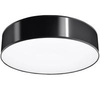 Luminaire de Plafond Rond Noir Design Spot Éclairage la Vie Ess Chambre Couloir
