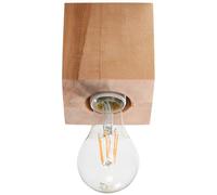 Sollux Lighting Ariz plafonnier 1x60 W bois SL.0675