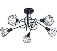 Sollux Lighting Artemis plafonnier 5x40 W noir SL.1110
