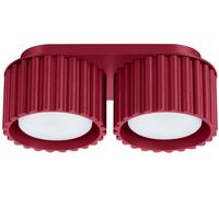 Sollux Lighting Aura plafonnier 2x10 W bordeaux SL.1823