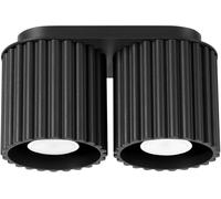 Sollux Lighting Aura plafonnier 2x10 W noir SL.1785
