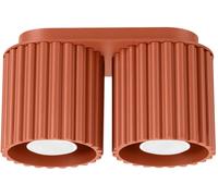 Sollux Lighting Aura plafonnier 2x10 W rouge SL.1800
