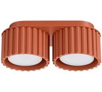 Sollux Lighting Aura plafonnier 2x10 W rouge SL.1803