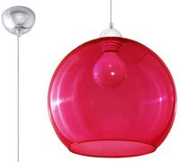 Sollux Lighting Ball lampe suspendue 1x60 W rouge SL.0253