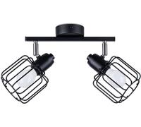 Sollux Lighting Beluci plafonnier 2x40 W noir SL.1115