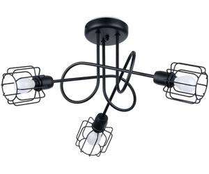 Sollux Lighting Beluci plafonnier 3x40 W noir SL.1118