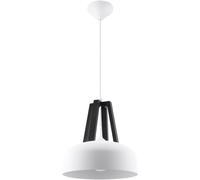 Sollux Lighting Casco lampe suspendue 1x60 W blanc-noir SL.0387