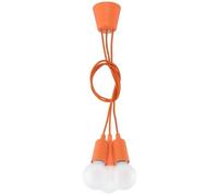Sollux Lighting Diego lampe suspendue 3x60 W orange SL.0585