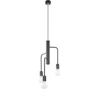 Sollux Lighting Duomo lampe suspendue 3x60 W noir SL.0302