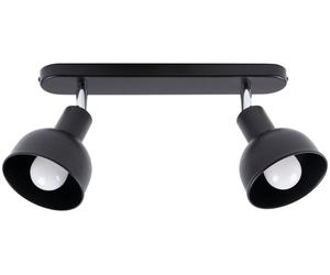 Sollux Lighting Elba plafonnier 2x15 W noir SL.1317