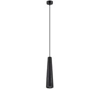 SOLLUX lighting - Suspension Luminaire Electra - Plafonnier - Suspension Élégante - Longue Durée de Vie - Design Attrayant - Matériau Béton - GU10, 1x max 10W LED, ~230V, 50Hz - Noir