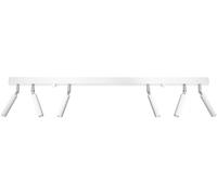 SOLLUX lighting EYETECH 6 Plafonnier Acier Design Cylindrique Minimaliste Moderne pour Chambre Salon Industriel Lofty G9 A++-E 100/3/20 cm 6x Source de Lumière