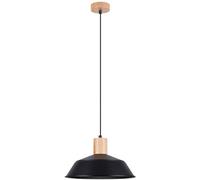 Sollux Lighting Fano lampe suspendue 1x15 W noir-bois SL.1322