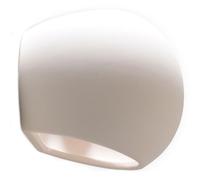 SOLLUX lighting Globe Applique murale en céramique | Design Moderne Très Polyvalent | Ampoule E27 Remplaçable, 1 x 60 W | Blanc, 18 x 11 x 14,5 cm